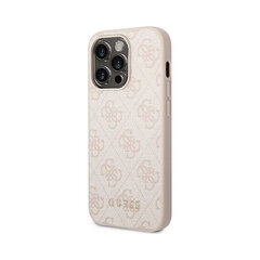 Оригинальный чехол GUESS 4G Gold Logo для iPhone 14 Pro Max (6,7″) - Светло-розовый цена и информация | Чехлы для телефонов | kaup24.ee