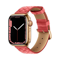 Кожаный ремешок HOCO Elegant для Apple Watch — Розовый 38/40/41 mm цена и информация | Аксессуары для смарт-часов и браслетов | kaup24.ee