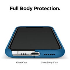 SoundBerry silikoonist ümbris iPhone 11, sinine - Capri Blue hind ja info | Telefoni kaaned, ümbrised | kaup24.ee