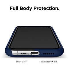 SoundBerry silikoonist ümbris iPhone 11, sinine - Deep Navy hind ja info | Telefoni kaaned, ümbrised | kaup24.ee