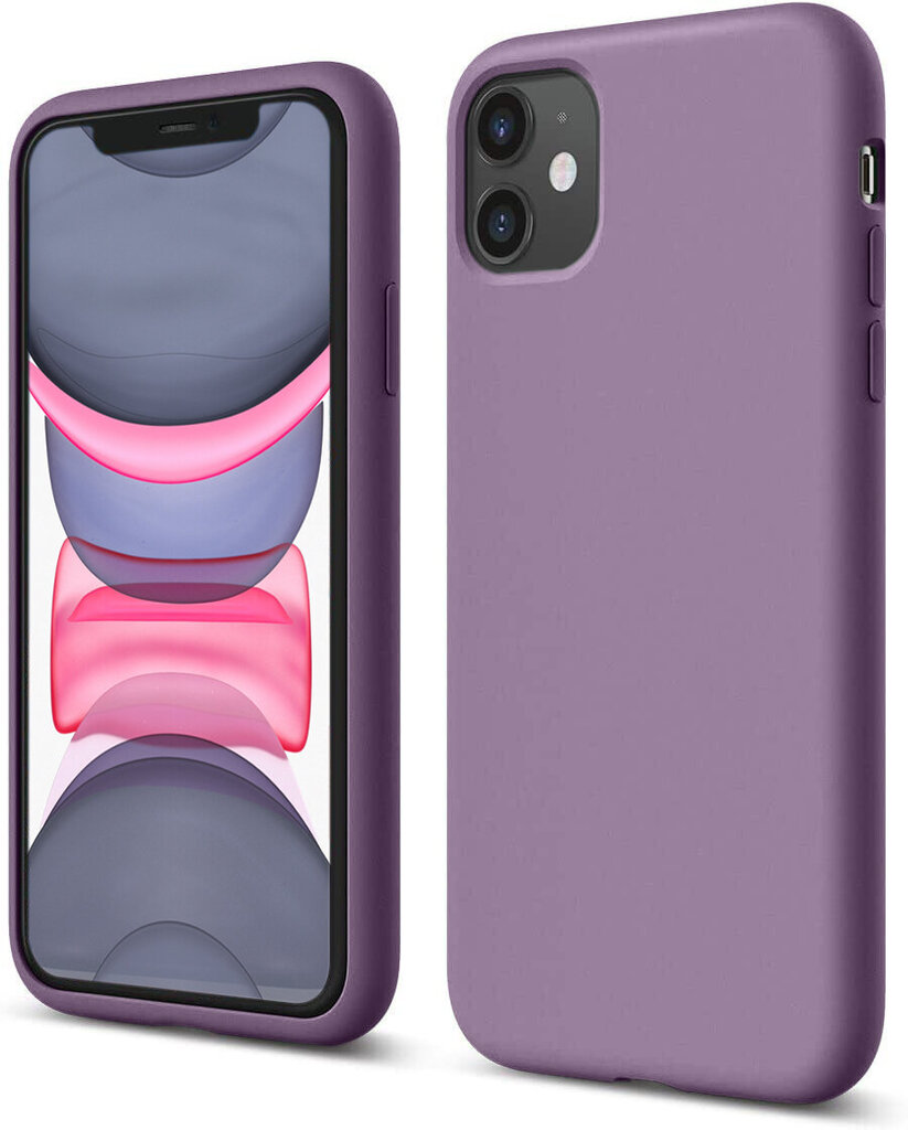 SoundBerry silikoonist ümbris iPhone 11, lilla - Blackcurrant цена и информация | Telefoni kaaned, ümbrised | kaup24.ee