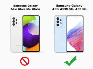 Soundberry silikona vāciņš Samsung Galaxy A53, blue - Navy Blue цена и информация | Чехлы для телефонов | kaup24.ee