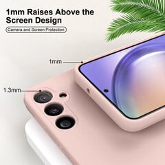 SoundBerry silikoonist ümbris Samsung Galaxy A54, roosa- Nude Pink hind ja info | Telefoni kaaned, ümbrised | kaup24.ee