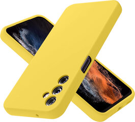 Soundberry silikona vāciņš Samsung Galaxy A14 4G, yellow  - Keywest Lime цена и информация | Чехлы для телефонов | kaup24.ee