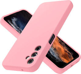SoundBerry silikoonist ümbris Samsung Galaxy A14 5G, roosa- Candy Pink hind ja info | Telefoni kaaned, ümbrised | kaup24.ee