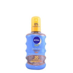 Масло для загара Nivea Protect & Bronze 200 ml Spf 20 Spray цена и информация | Кремы от загара | kaup24.ee
