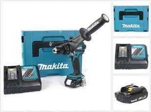 Akulööktrell Makita DHP 458 Y1J-D цена и информация | Шуруповерты, дрели | kaup24.ee