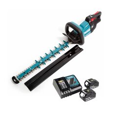 Аккумуляторный кусторез Makita DUH 502 RT 18V 50см, с 2 батареями и зарядным устройством цена и информация | Кусторезы, ножницы для газона | kaup24.ee