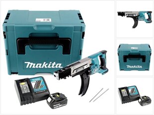 Аккумуляторный шуруповерт Makita DFR 750 RT1J цена и информация | Шуруповерты, дрели | kaup24.ee