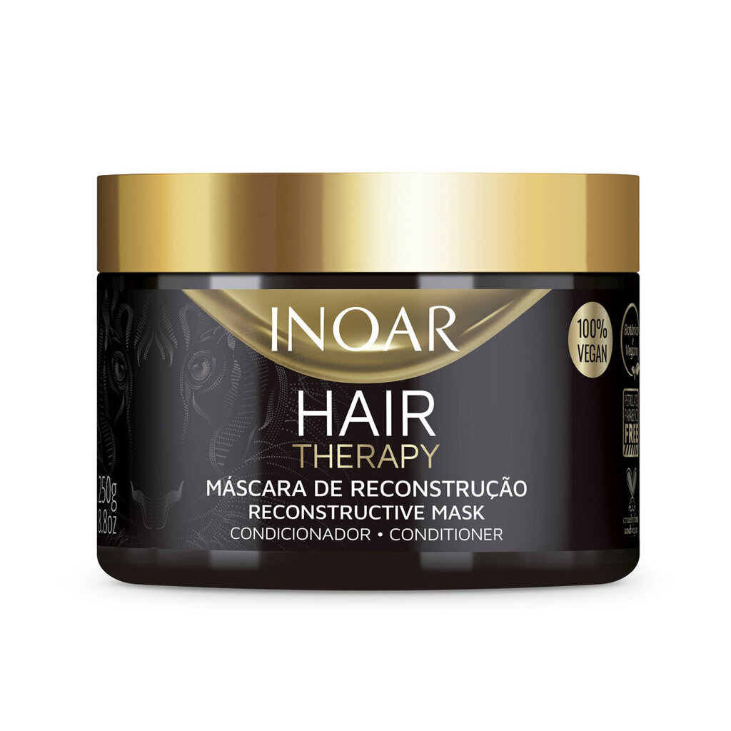 Juukseid toitev juuksemask Inoar Hair Therapy, 250 g цена и информация | Maskid, õlid, seerumid | kaup24.ee