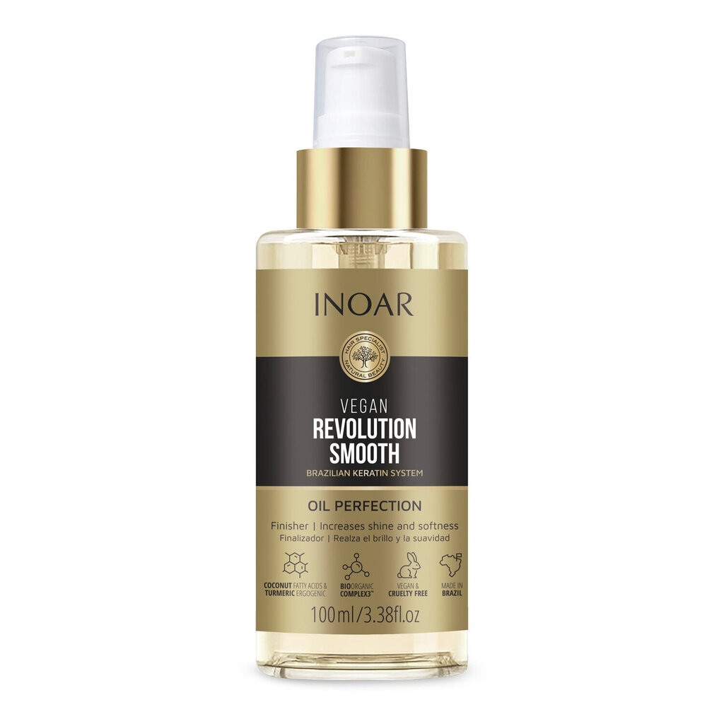 Viimistlev juukseõli Inoar Vegan Revolution Smooth, 100 ml цена и информация | Maskid, õlid, seerumid | kaup24.ee