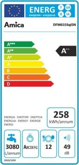 Amica 1191269 цена и информация | Nõudepesumasinad | kaup24.ee