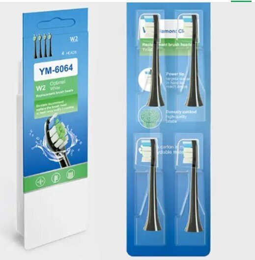 Elektrilise hambaharja otsikud Philips Sonicare jaoks YM-6064, 4 tk цена и информация | Elektriliste hambaharjade otsikud | kaup24.ee