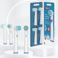 Elektrilise hambaharja otsikud Oral-B jaoks YM-EB50 Crossaction, 8 tk hind ja info | Elektriliste hambaharjade otsikud | kaup24.ee