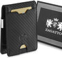 Meeste nahast rahakott Zagatto Carbon RFID Secure цена и информация | Meeste rahakotid | kaup24.ee