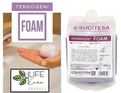 Käsipesuvaht Tensogen Foam 800g (kapsel) цена и информация | Seebid | kaup24.ee