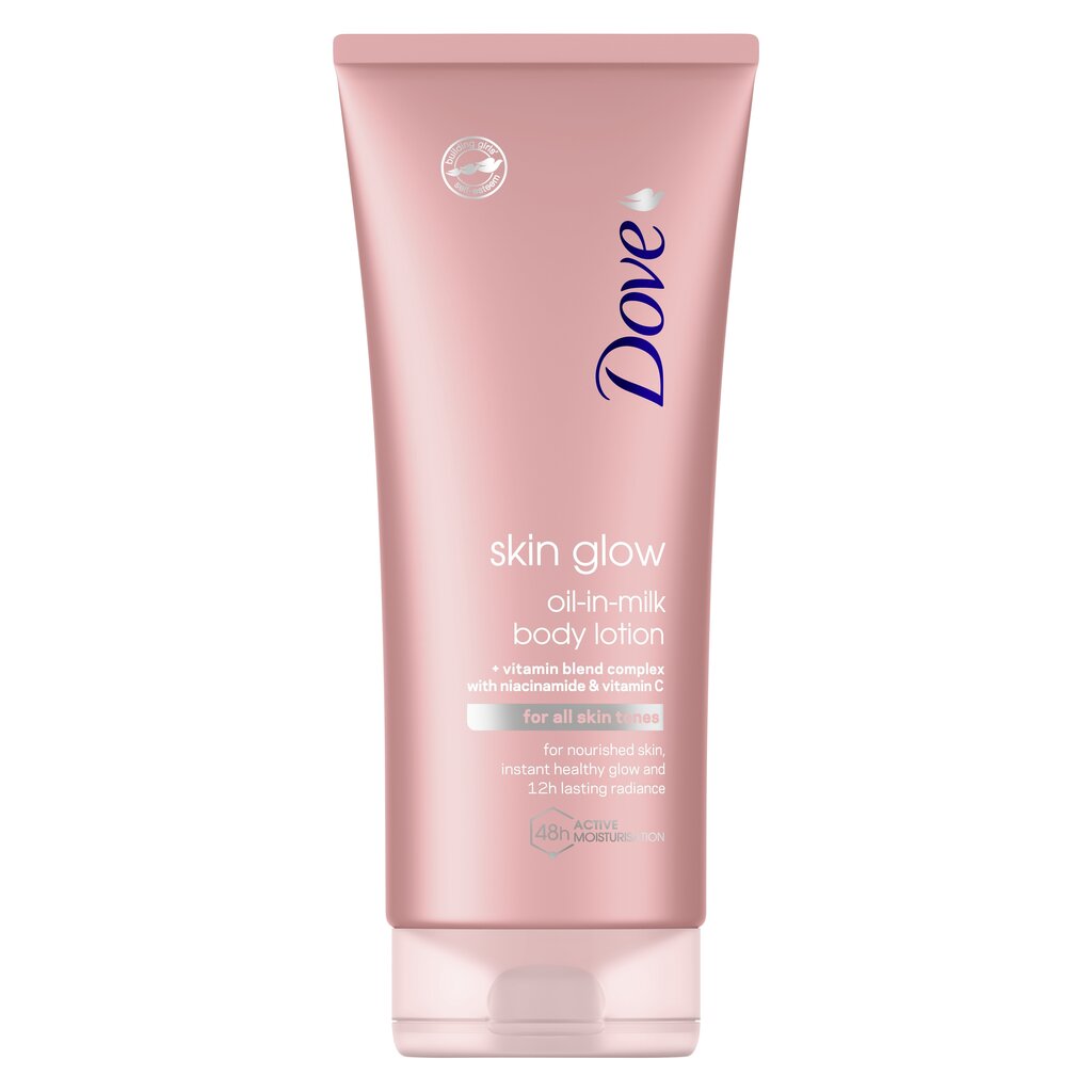 Kehakreem Dove Skin Glow, 6 x 200 ml hind ja info | Kehakreemid, losjoonid | kaup24.ee