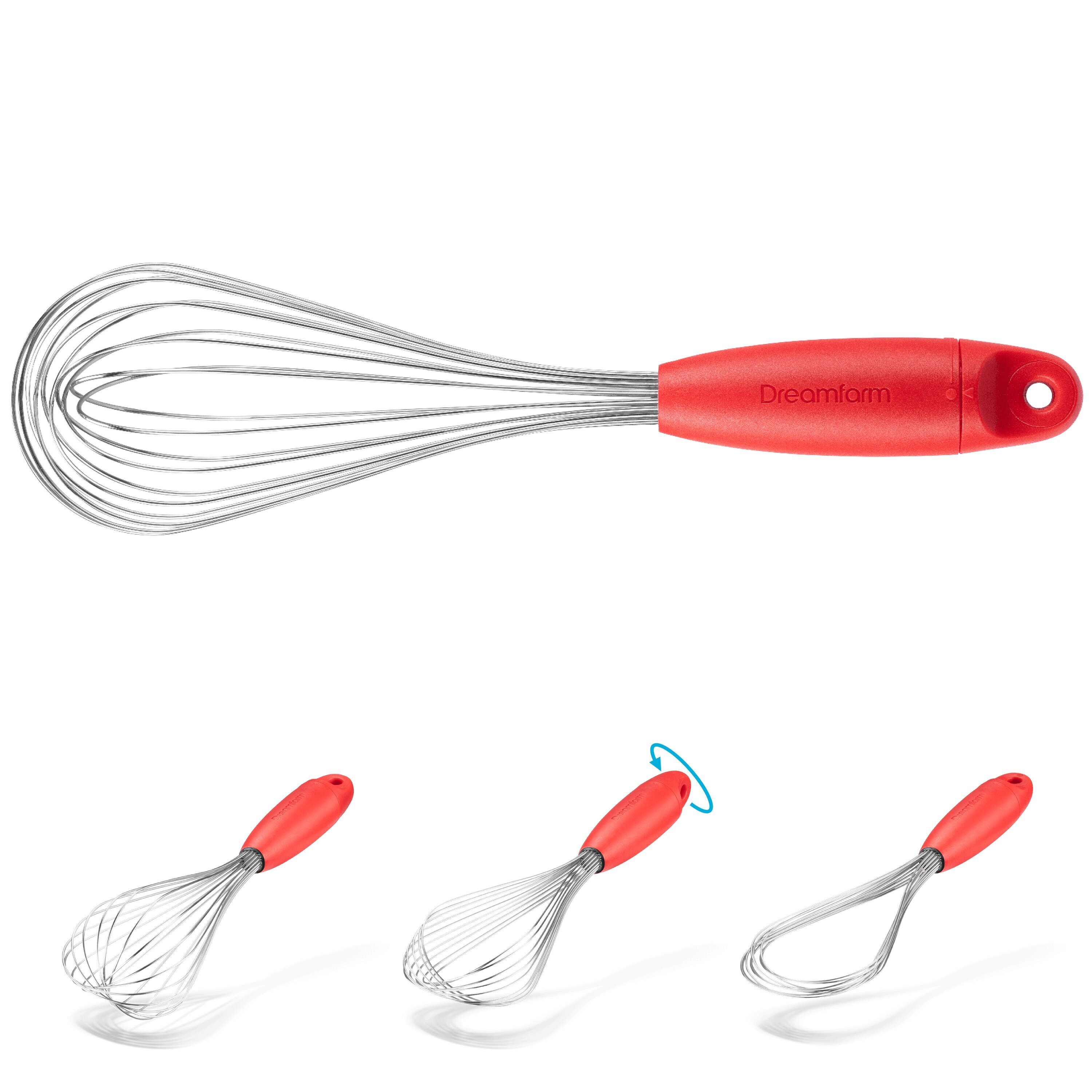 Dreamfarm - Flisk - fold flat balloon whisk on Vimeo