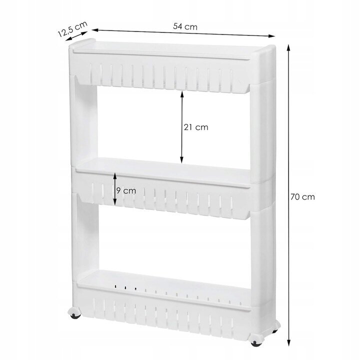 Mobiilne vannitoariiul Springos, 70x54x12,5 cm цена и информация | Vannitoa sisustuselemendid ja aksessuaarid | kaup24.ee