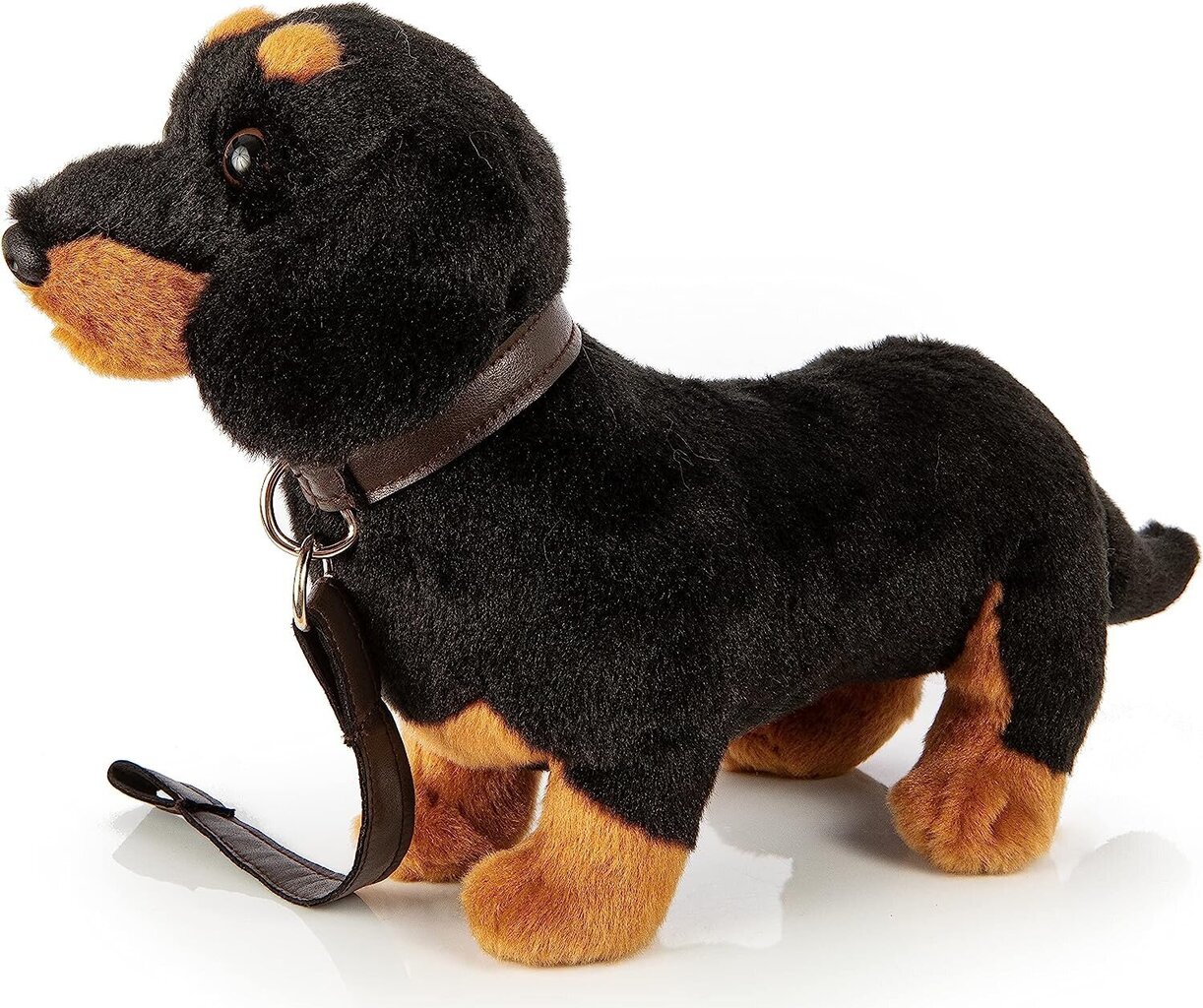 Palus koer taks jalutusrihmaga, 28cm hind ja info | Pehmed mänguasjad | kaup24.ee