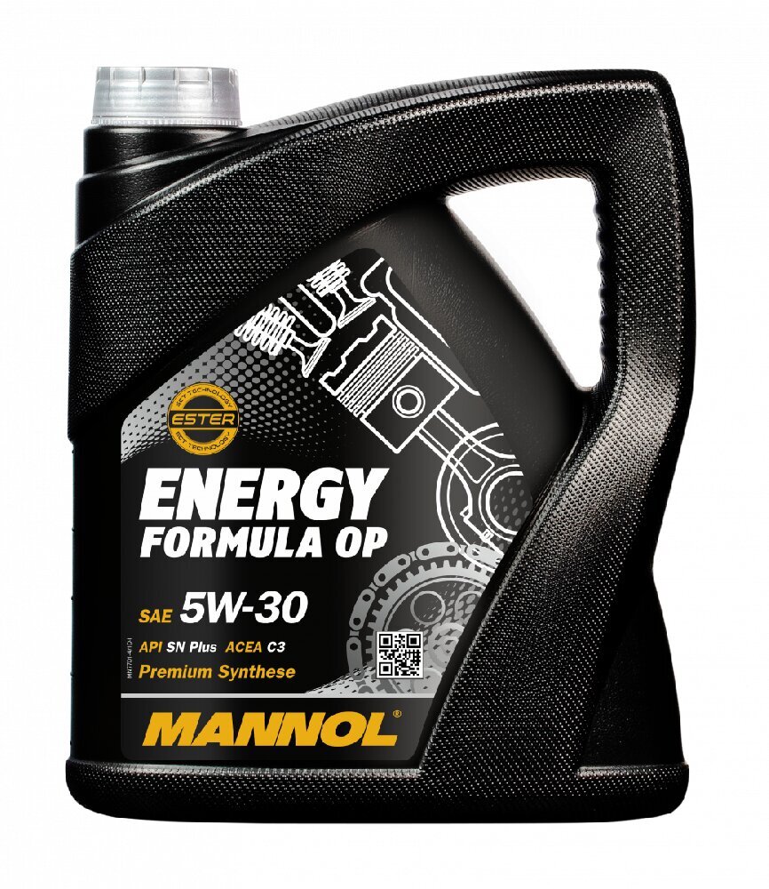 Mootoriõli Mannol 7701-4 Energy Formula OP 5w30, 4L цена и информация | Mootoriõlid | kaup24.ee