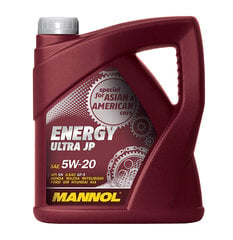 Масло моторное Mannol 7906 Energy Ultra JP 5W-20, 4 л цена и информация | Моторные масла | kaup24.ee