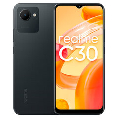 Nutitelefonid Realme C30 3GB 32GB Must 6.5" цена и информация | Мобильные телефоны | kaup24.ee