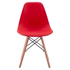 Tool DSW Viking, 44 x 46 x 81, punane hind ja info | Söögilaua toolid, köögitoolid | kaup24.ee