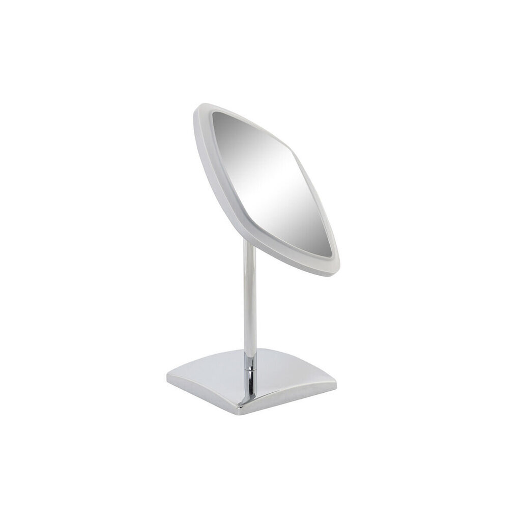 LED-Tulega Suurendava Peegel DKD Home Decor 17 x 13 x 30,5 cm Hõbedane Metall цена и информация | Vannitoa sisustuselemendid ja aksessuaarid | kaup24.ee