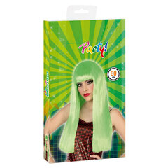 Парик с длинными волосами 117816 Зеленый (60 cm) цена и информация | Карнавальные костюмы | kaup24.ee