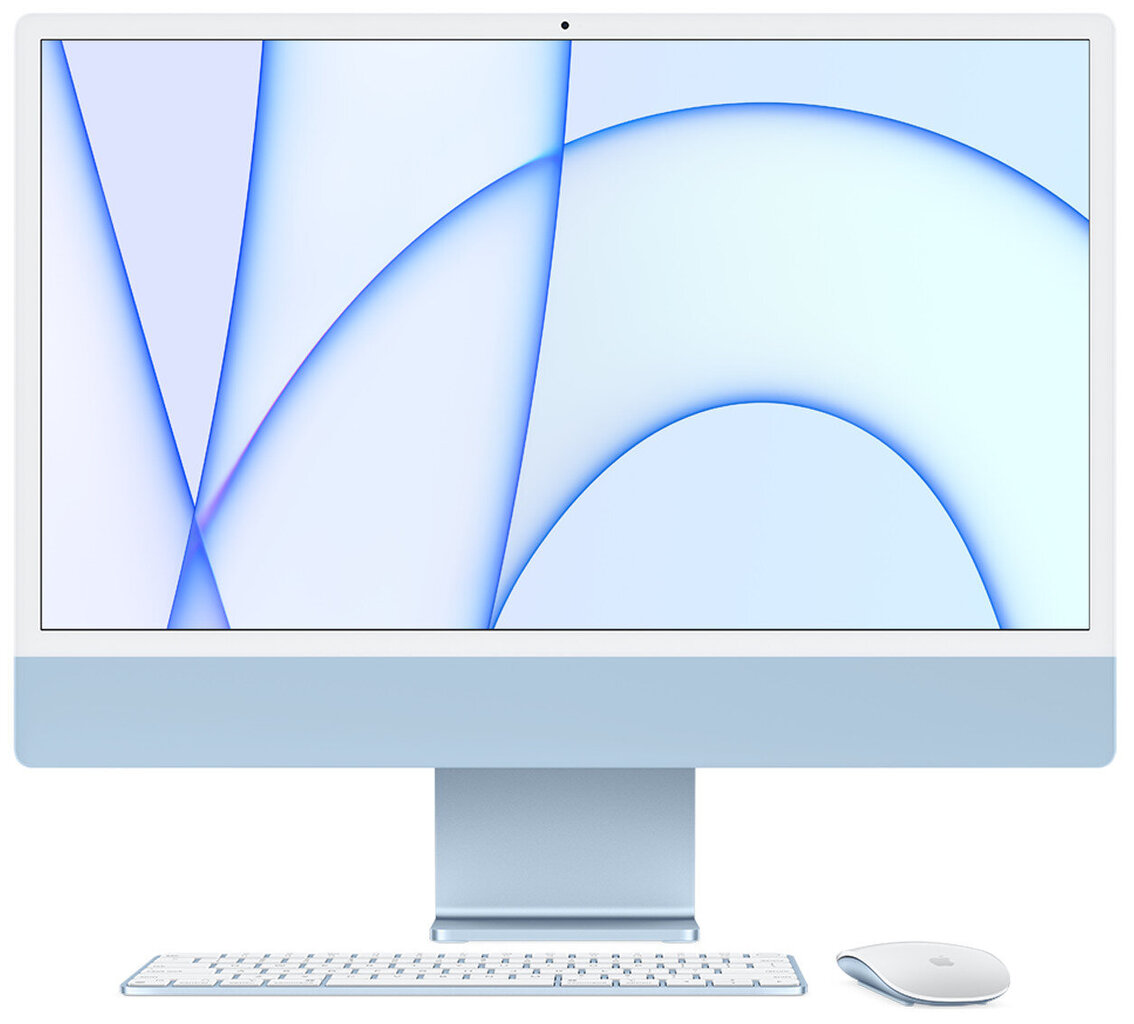iMac 2021 Retina 4.5K 24" - M1 7C GPU / 8GB / 256 SSD (Uuendatud, seisukord nagu uus) hind ja info | Lauaarvutid | kaup24.ee