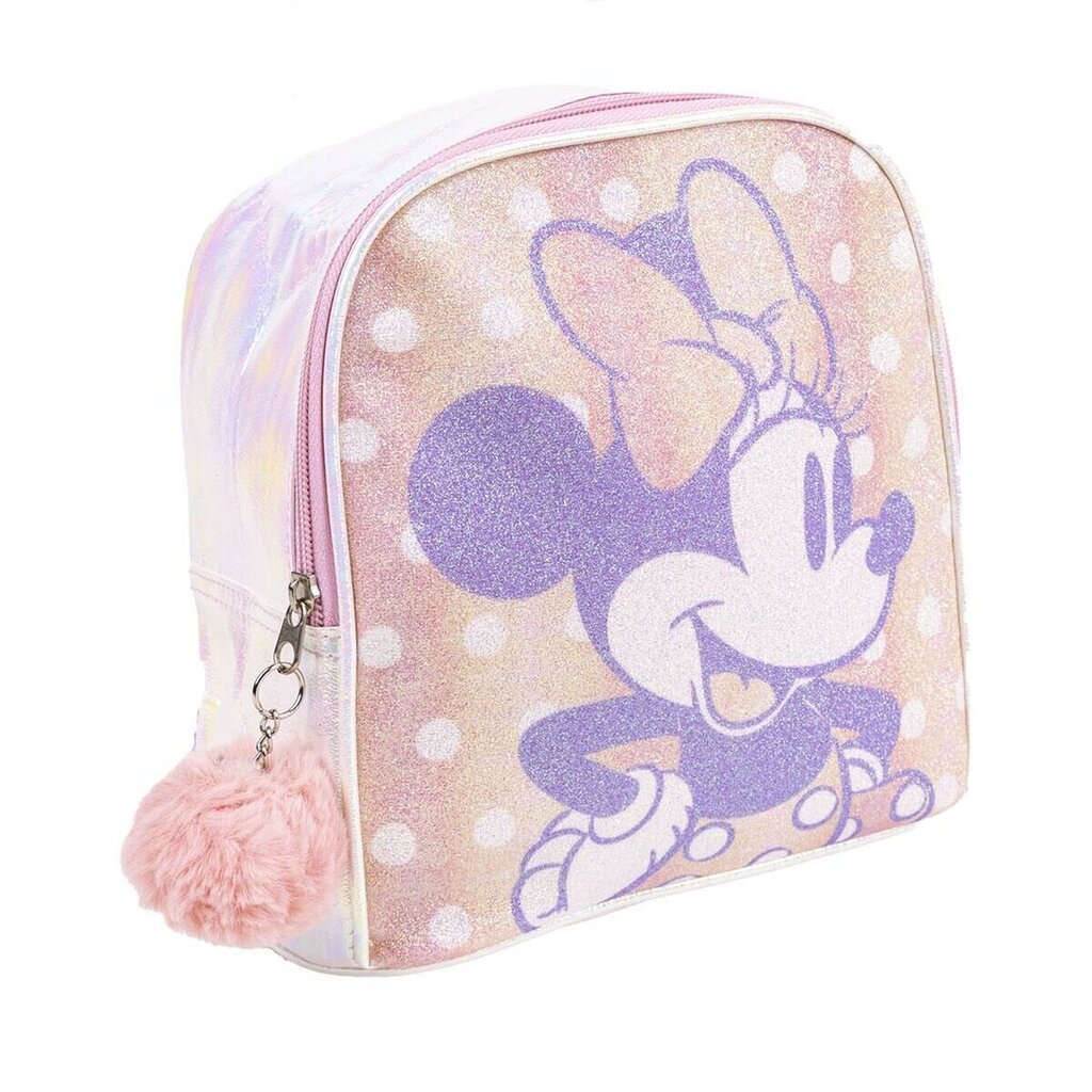 Laste vabaaja seljakott, Minnie Mouse, roosa (18 x 21 x 10 cm) цена и информация | Koolikotid, sussikotid | kaup24.ee