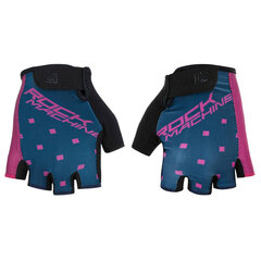 Вело перчатки Rock Machine Race SF, фиолетовые/синие, S цена и информация | Одежда для велосипедистов | kaup24.ee