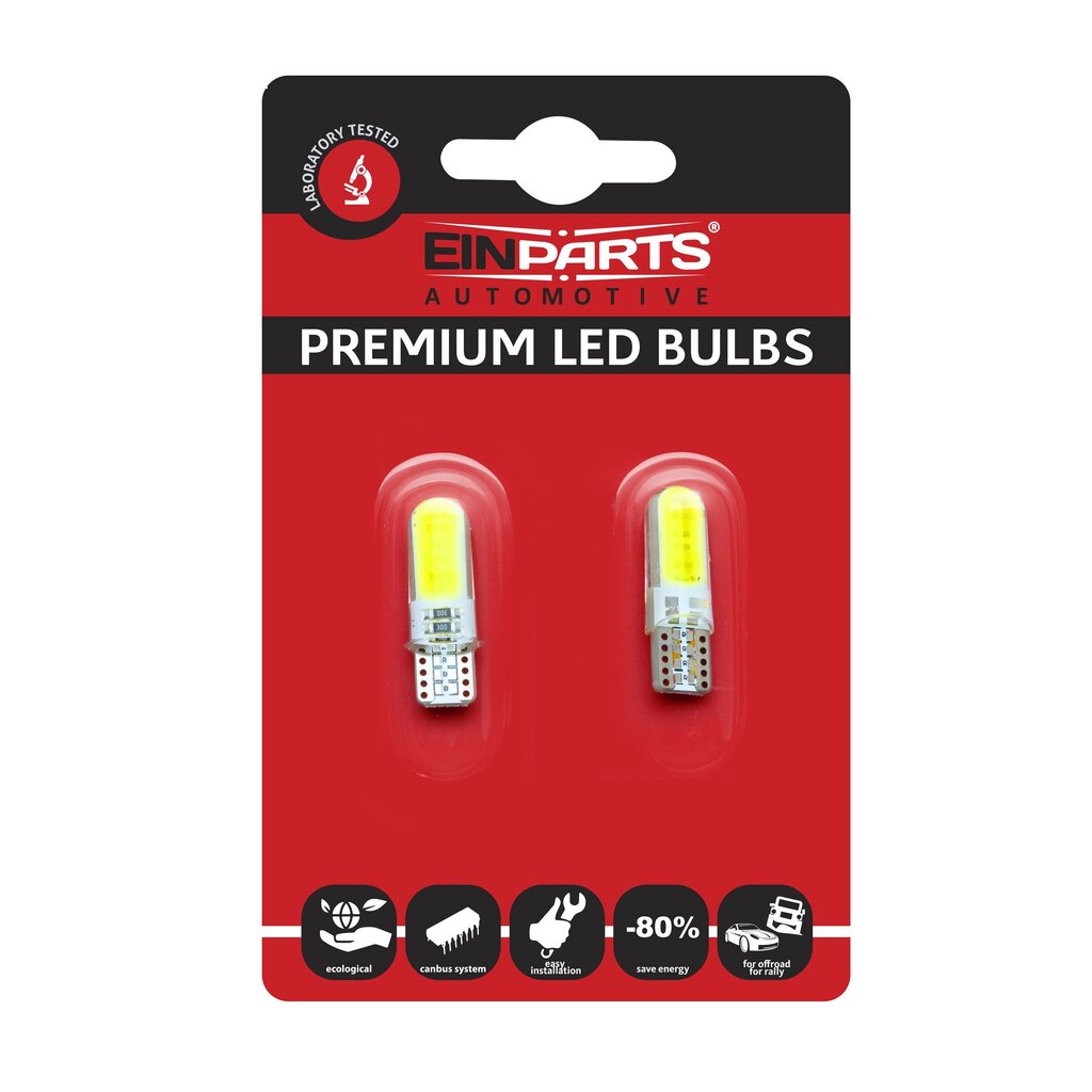 EinParts Auto LED Pirnid W5W 6000K CanBus 12V - 2 tk hind ja info | Autopirnid | kaup24.ee