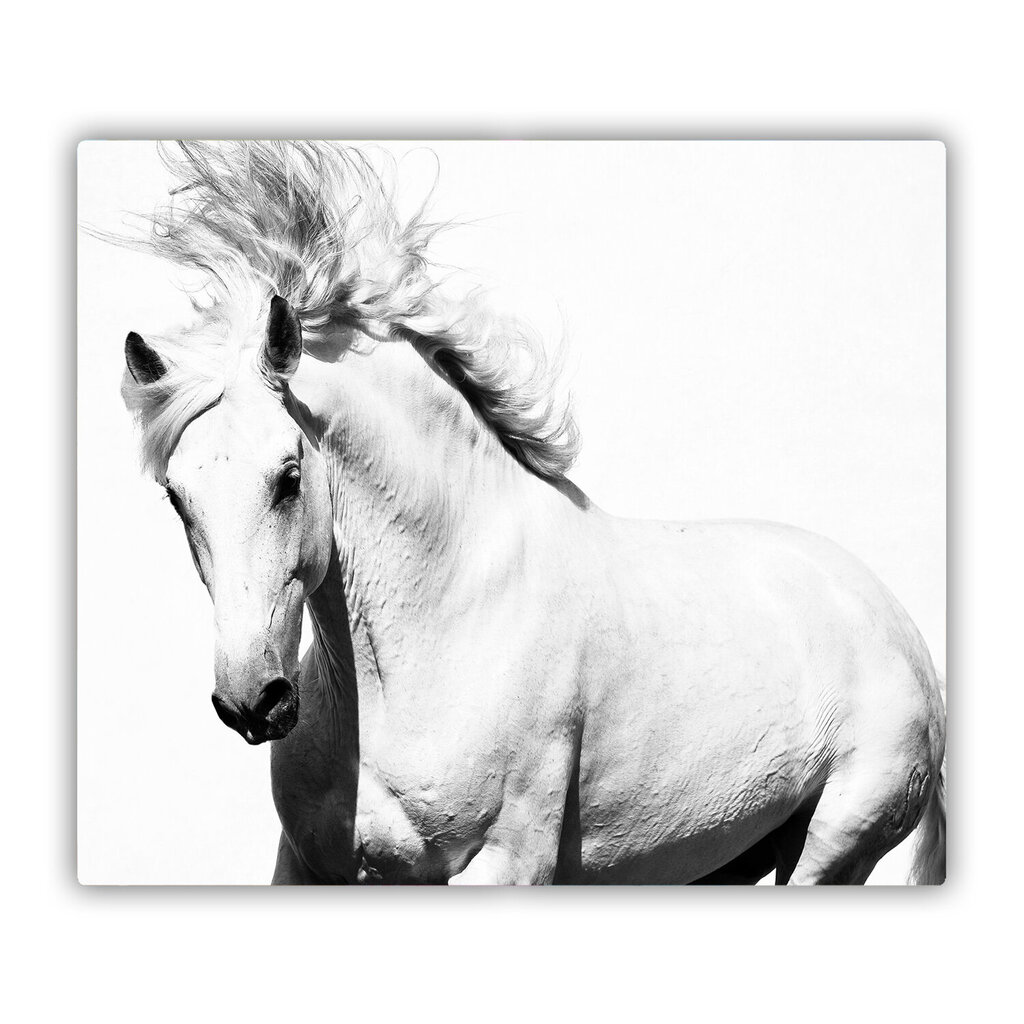 Tulup Lõikelaud Valge hobune, 60x52 cm hind ja info | Lõikelauad | kaup24.ee
