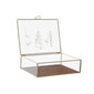 Ehteaegas DKD Home Decor Kristall Kuldne Burgundiapunane 20 x 15 x 6 cm hind ja info | Sisustuselemendid | kaup24.ee