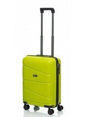 Средний чемодан V&V Travel, 65 см, салатовый цена и информация | Чемоданы, дорожные сумки | kaup24.ee