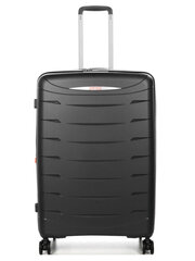 Большой чемодан JUMP FURANO, L, антрацит цена и информация | Чемоданы, дорожные сумки | kaup24.ee