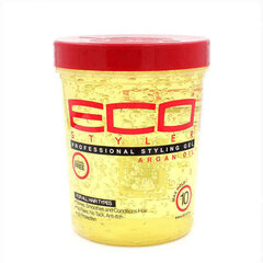 Keskmise tugevusega fikseeriv geel Eco Style Argaaniõli (946 ml) hind ja info | Viimistlusvahendid juustele | kaup24.ee