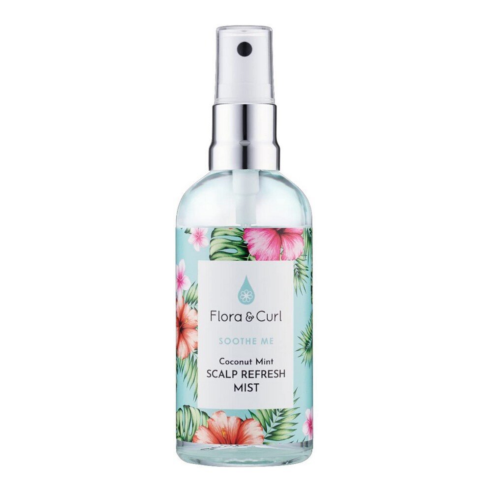 Juukseudu Flora & Curl Soothe Me Mündiroheline Kookos Rahustav Värskendav (100 ml) цена и информация | Viimistlusvahendid juustele | kaup24.ee