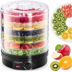 Toidukuivati Mozano Food Dehydrator 500W цена и информация | Сушилки для фруктов | kaup24.ee