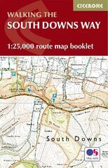 South Downs Way Map Booklet: 1:25,000 OS Route Mapping 2nd Revised edition цена и информация | Путеводители, путешествия | kaup24.ee