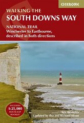 South Downs Way: Winchester to Eastbourne, described in both directions 5th Revised edition цена и информация | Путеводители, путешествия | kaup24.ee