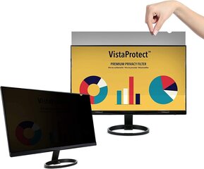 Фильтр конфиденциальности VistaProtect с защитой от синих лучей, 20.1 дюймов (16:9) цена и информация | Охлаждающие подставки и другие принадлежности | kaup24.ee