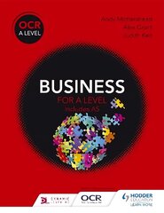 OCR Business for A Level hind ja info | Majandusalased raamatud | kaup24.ee