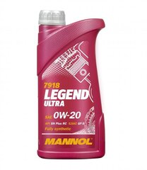 Mootoriõli Mannol 7918 Legend Ultra 0W-20, 1L hind ja info | Mootoriõlid | kaup24.ee