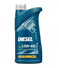 Масло Mannol 7402 Diesel 15W-40, 1л цена и информация | Моторные масла | kaup24.ee