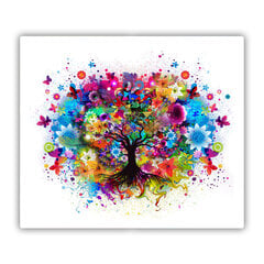 Tulup Lõikelaud Värviline puu, 60x52 cm hind ja info | Lõikelauad | kaup24.ee