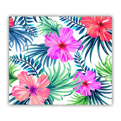 Tulup Lõikelaud Hawaii lilled, 60x52 cm цена и информация | Разделочная доска | kaup24.ee