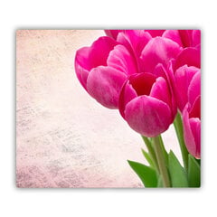 Tulup Lõikelaud Roosa tulp, 60x52 cm цена и информация | Разделочная доска | kaup24.ee